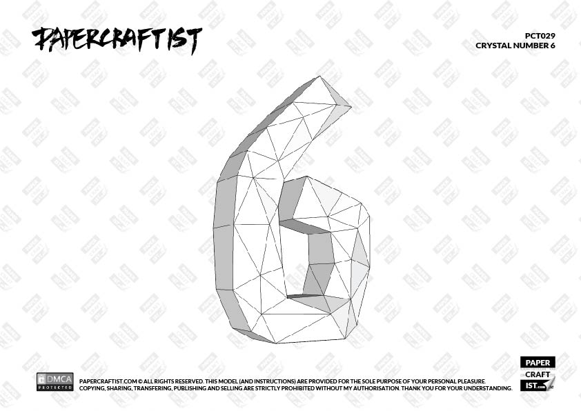 PAPERCRAFTIST_PCT029_CRYSTALNUMBER6-01